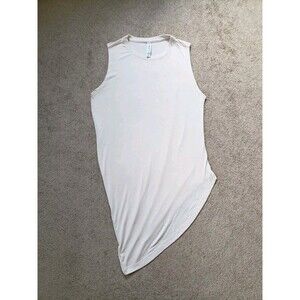 Athleta Women's Tank Top Size Medium CloudLight Restore Coral Pink Asymmetrical